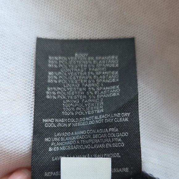 bebe Strapless Dress with Black and Neon Yellow Pattern - Picture 10 of 10